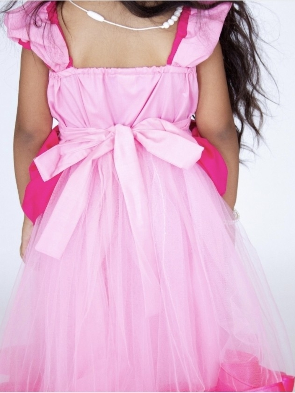 Princess Peach Halloween Costume Tutu Dress Girls Size 6/6X Handmade Super Mario - Picture 4 of 6